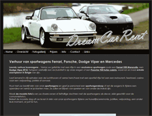 Tablet Screenshot of dreamcarrent.be